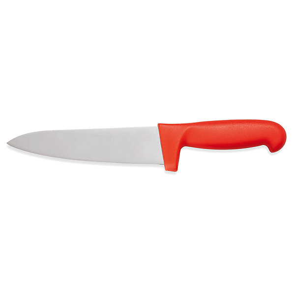 Couteau de cuisine Couteau de chef HACCP en Acier inoxydable/Plastique rouge- Was Germany