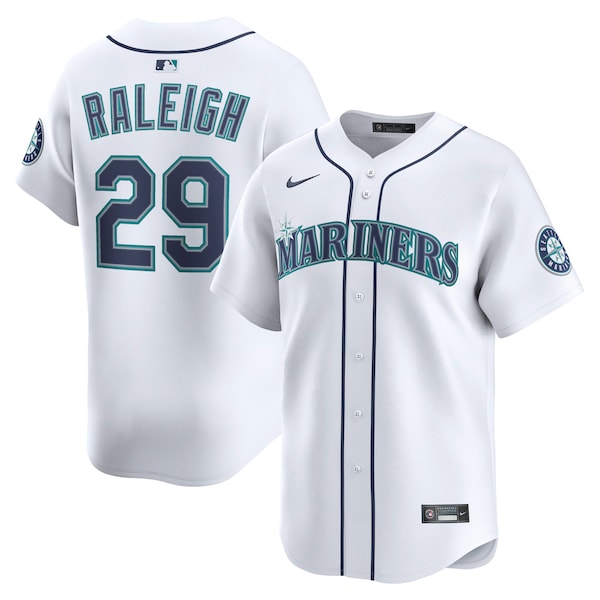 Cal Raleigh Seattle Mariners Nike Alternate Limited Player Jersey - White