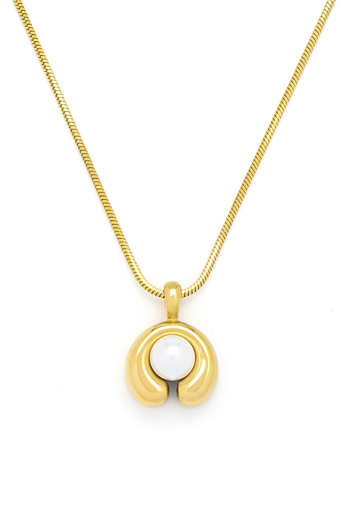 Mari Faux Pearl Necklace