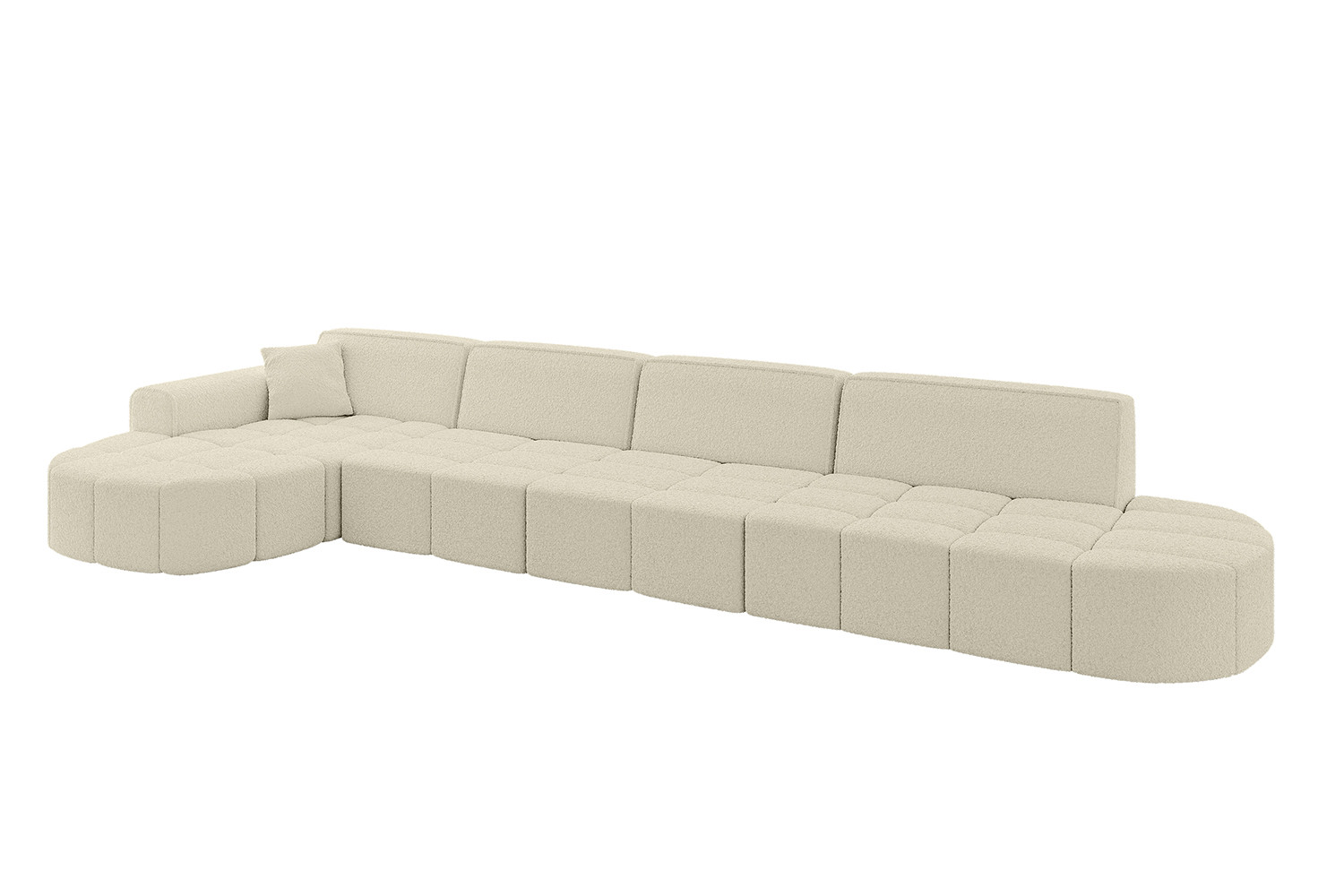 Narożnik lewostronny bez funkcji spania LIVO-L3 - 422x173x79,5 Beżowy