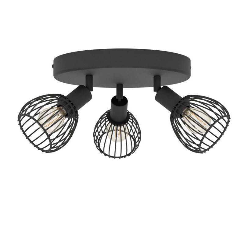 Spot Sonnino noir E14 3 x 40 W EGLO