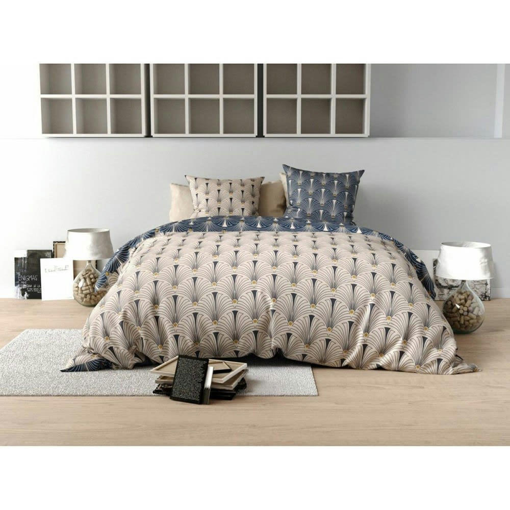 PAM - Parure de couette 100% coton 57 fils imprimée 240x220 2 taies