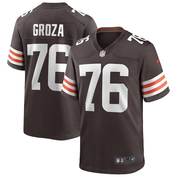 Lou Groza Cleveland Browns Nike Game Retired Player Jersey - Brown