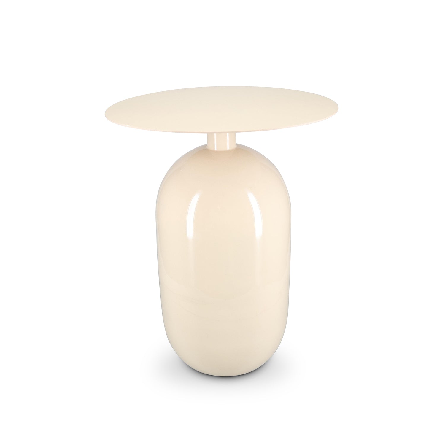 S|P Collection - Bijzettafel 40xH52cm metaal ivory Mio