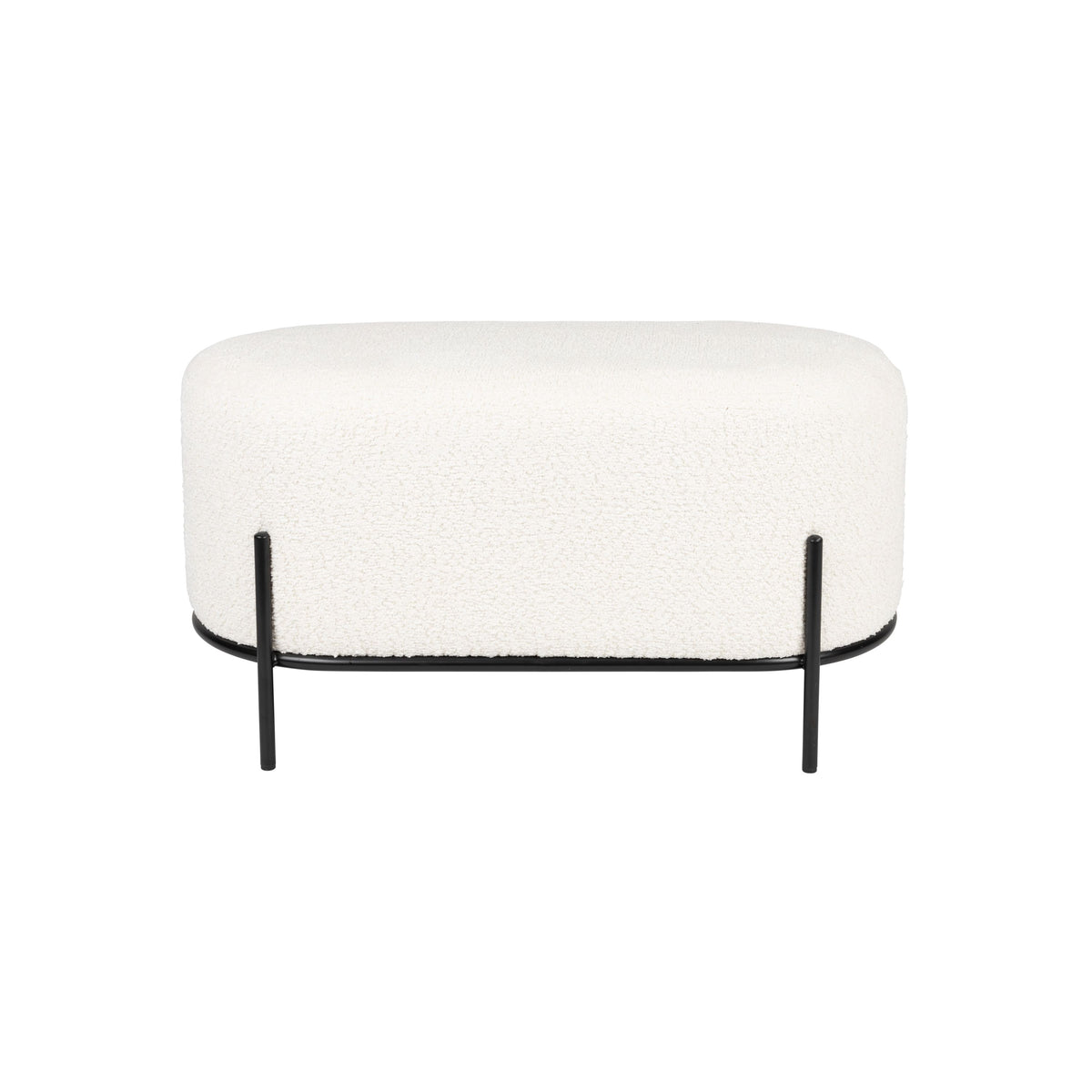 Housecraft Living Boz Hocker/ bankje Off-White - Wit
