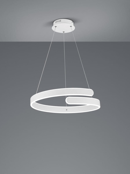 Lampa wisząca PARMA biała LED 1x37W Neutralna biel 4500lm RL