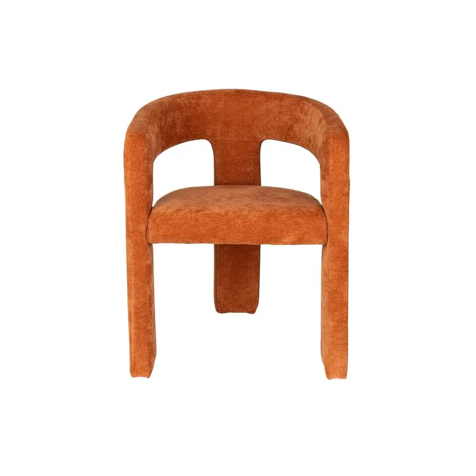 Housecraft Living Valentin Eetkamerstoel Oranje - Set van 2