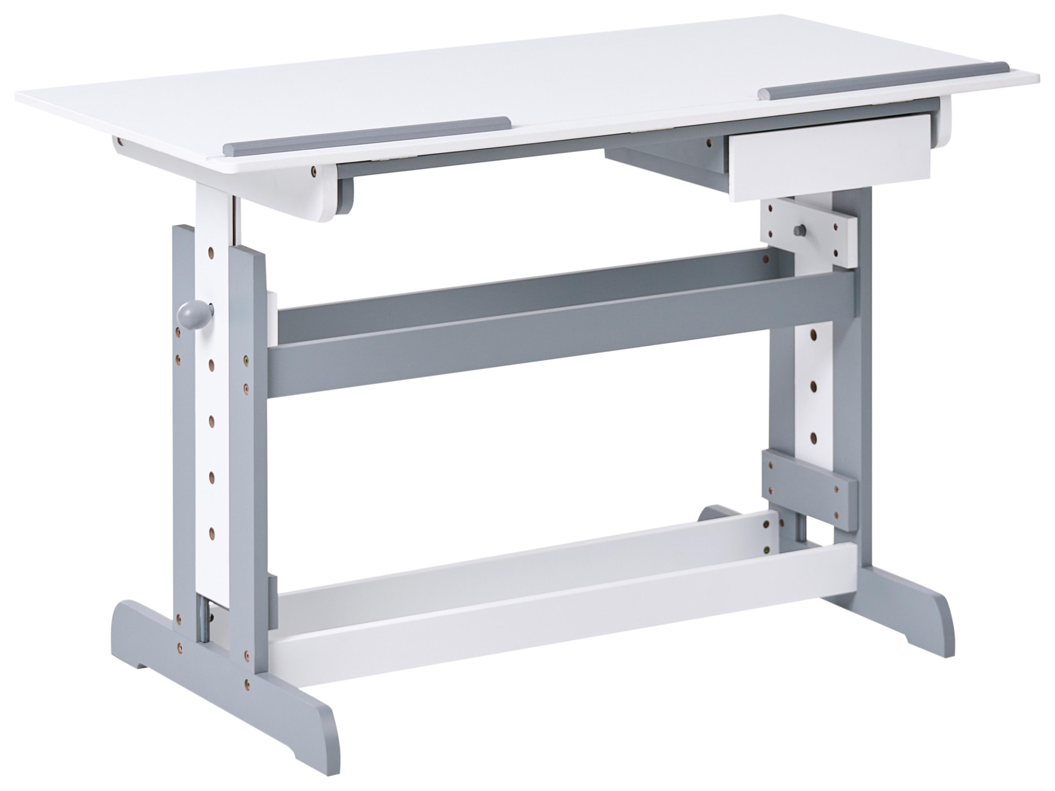 Manual Adjustable Standing Desk NANNUP White 110 cm 53 cm