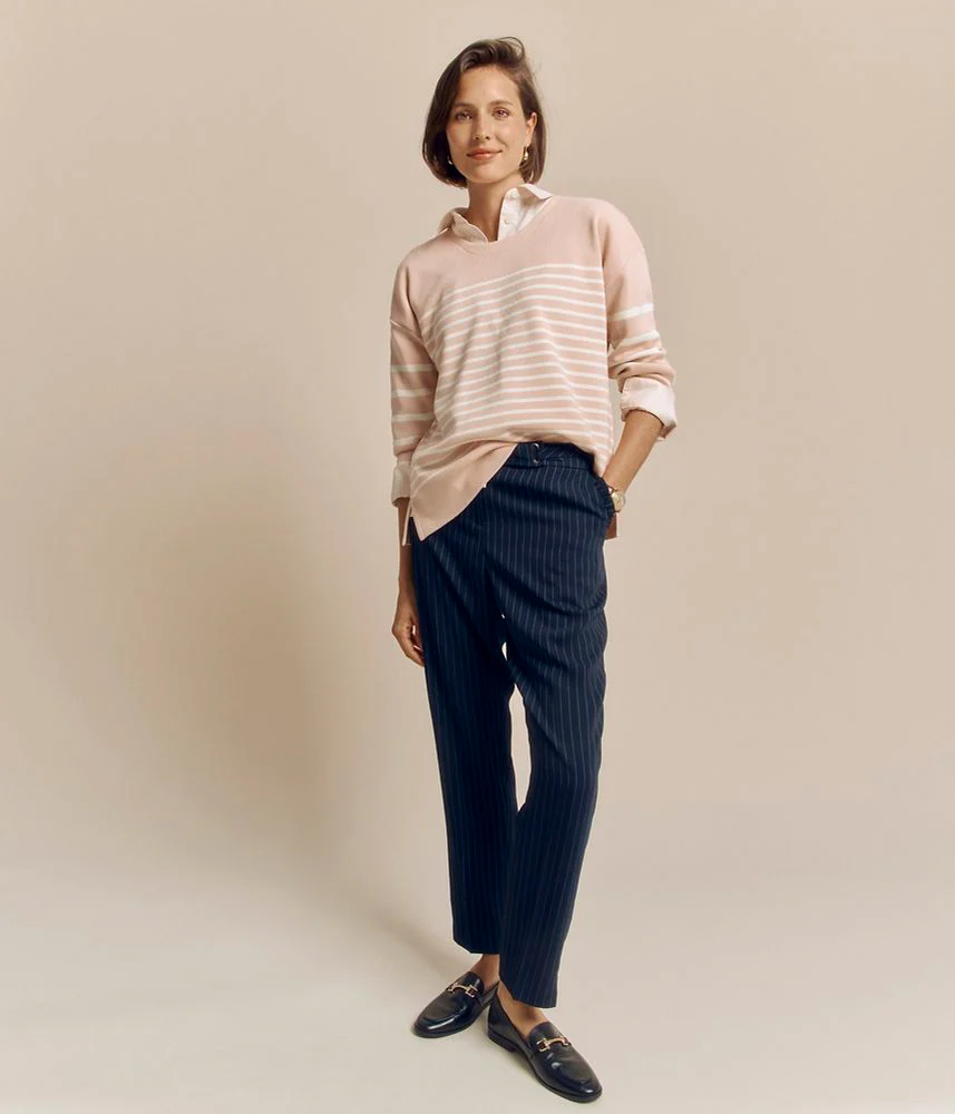 Pantalon rayure banquier PANSTRIP/77051/317