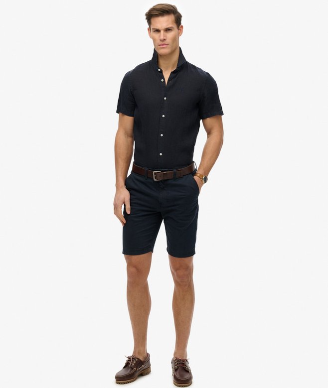 Embroidered Vacation Linen Shirt