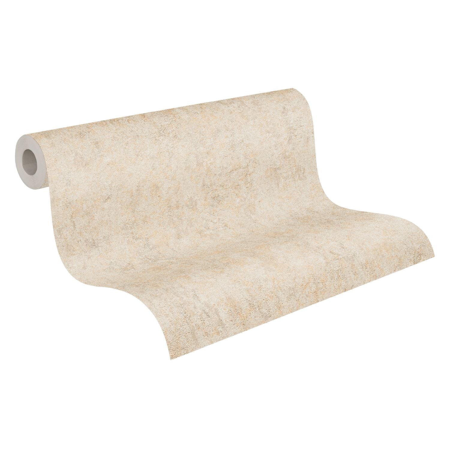 Livingwalls behang effen crème - 53 cm x 10.05 m - AS-390361