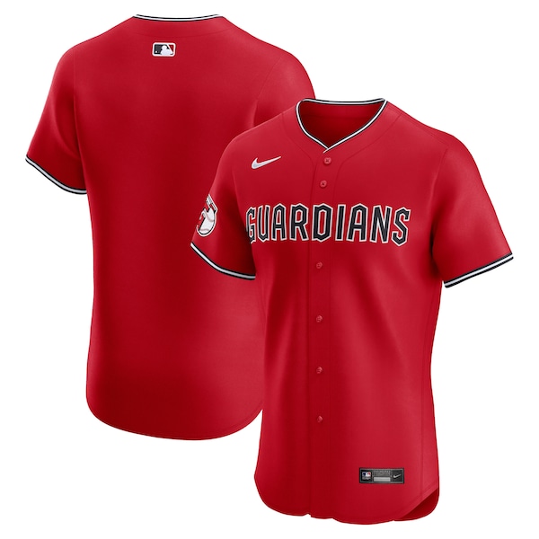 Cleveland Guardians Nike Alternate Elite Jersey - Red