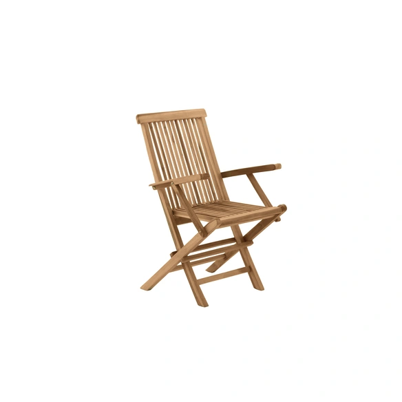 Gartensessel, Höhe: 89 cm, natur, 2 stk