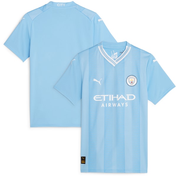 Manchester City Puma Women's 2023/24 Home Replica Jersey - Sky Blue