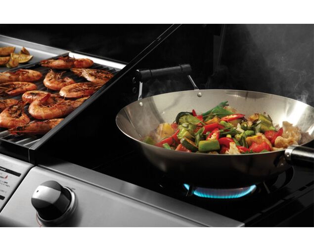 Ziegler & Brown Turbo Classic 4 Burner on Side Burner Cart