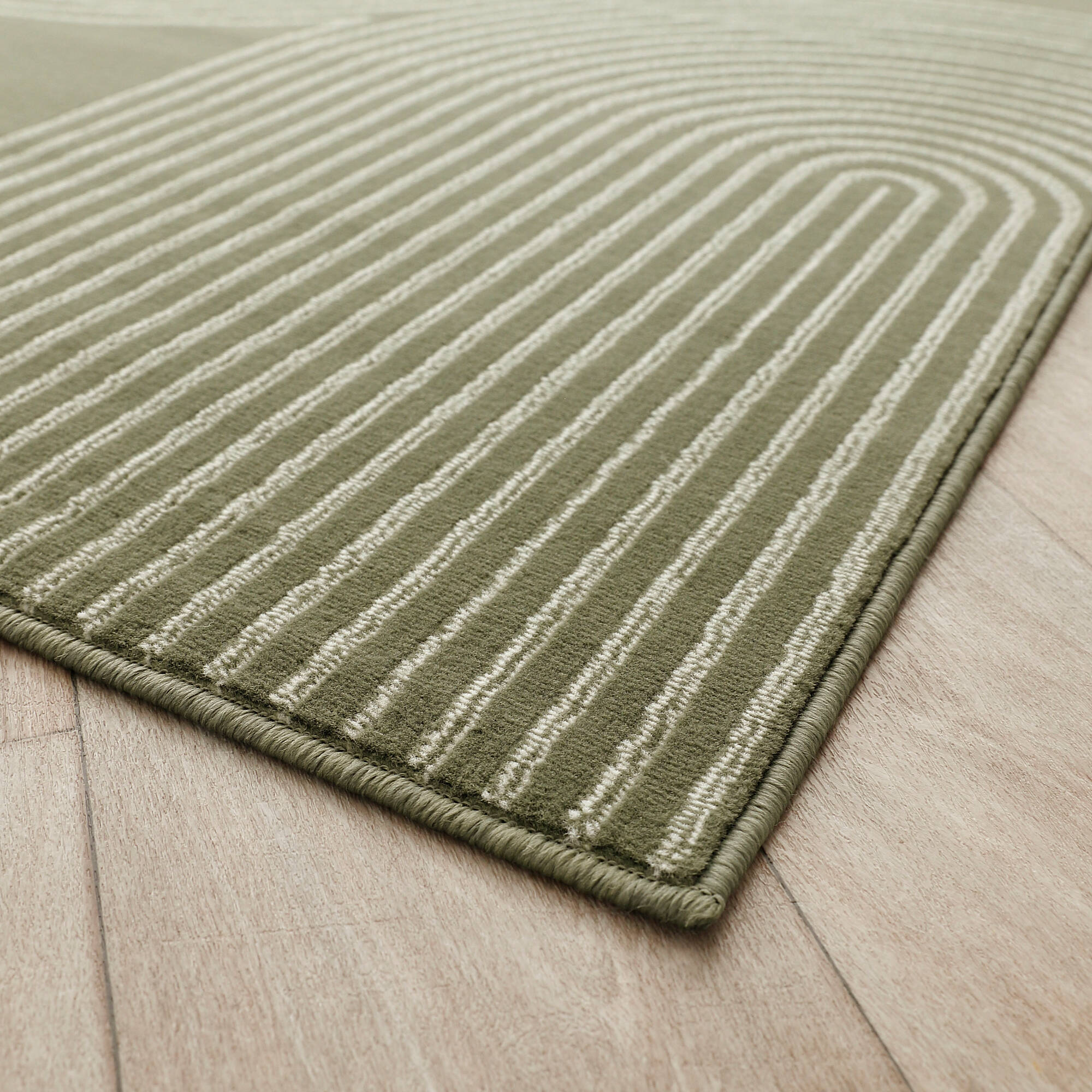 Tapis motif double arche