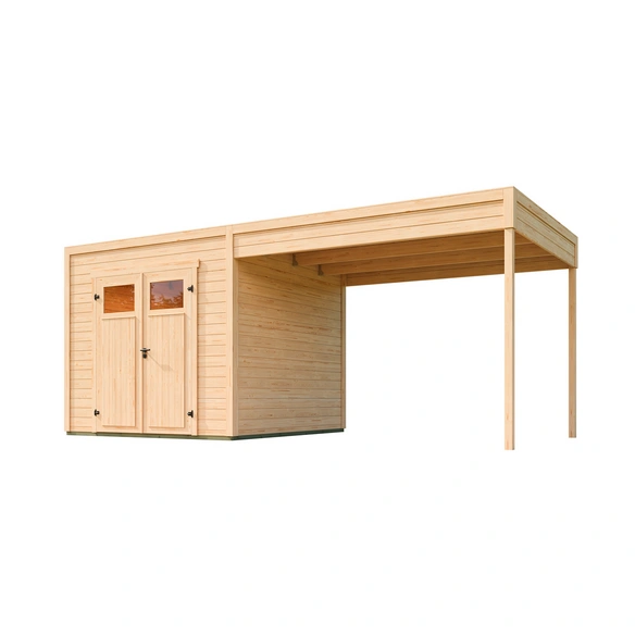 Gartenhaus, »Batu«, LxBxH: 250x250x300 cm, naturfarben