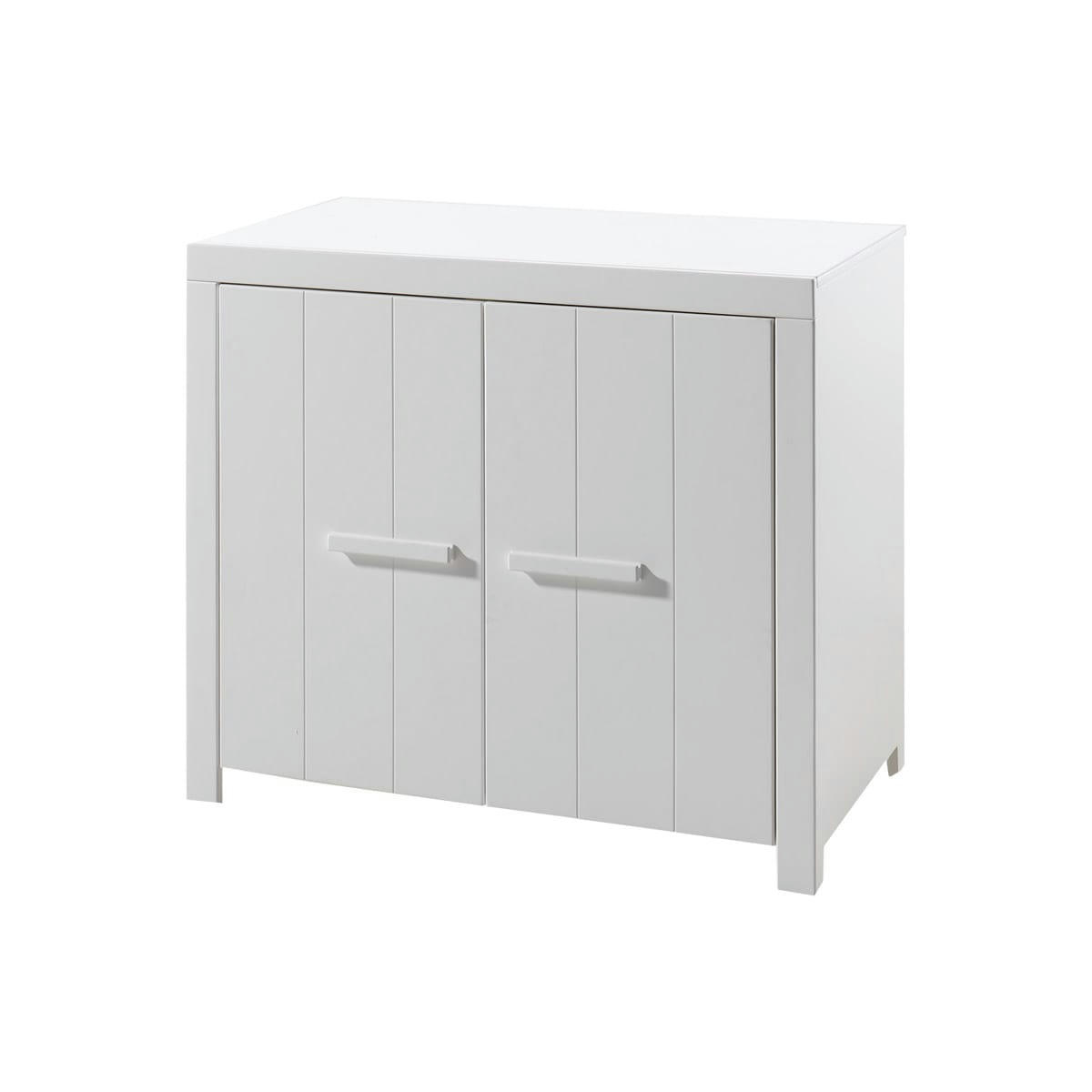 ERIK - Commode 2 portes blanc