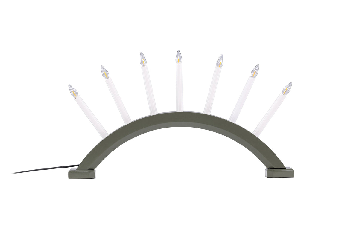Rebellenclub Tafellamp Halona - groen/wit - 55 x 8 cm
