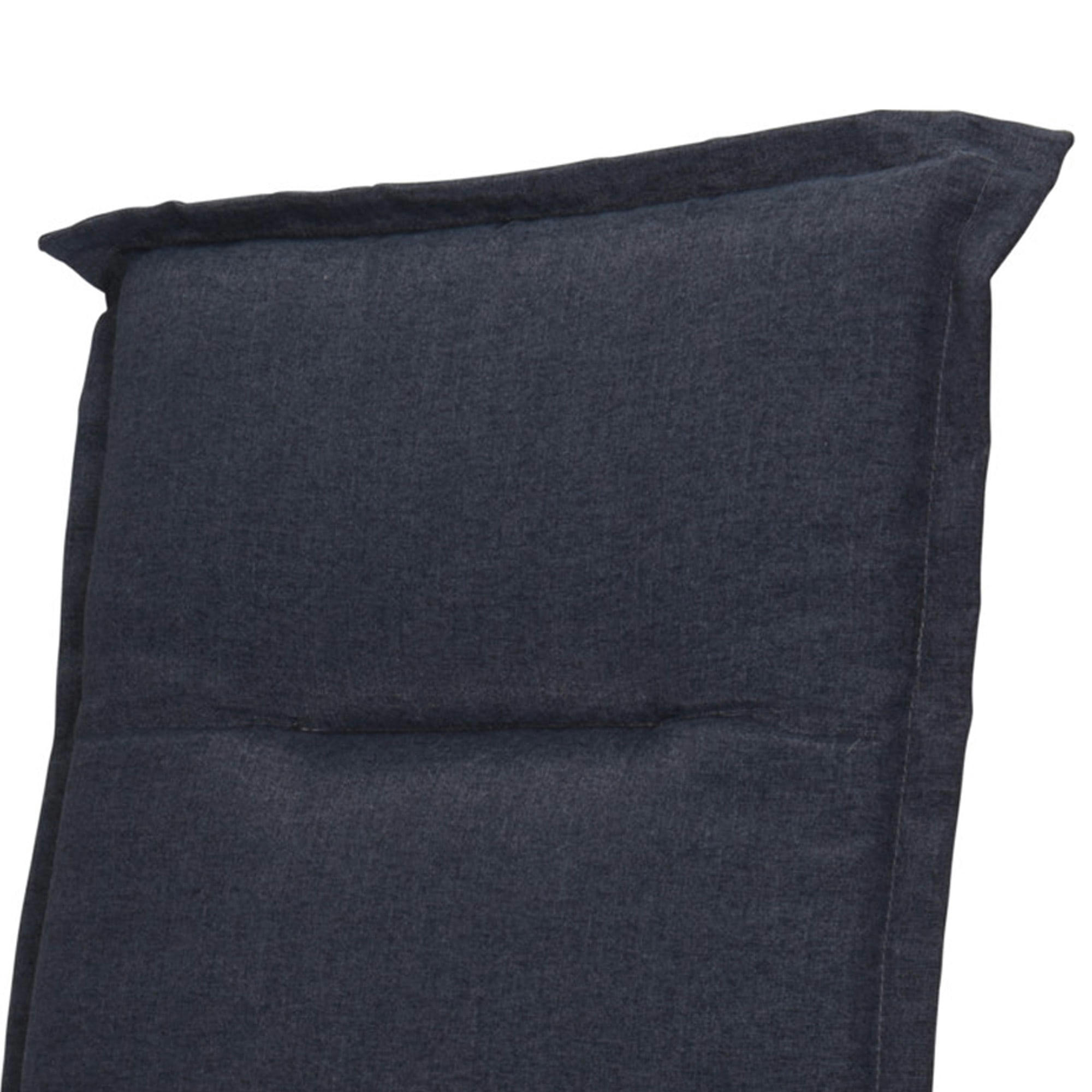 - Coussin pour fauteuil de jardin gris imperméable 120x50x6cm