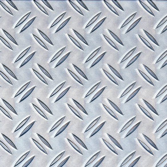 Strukturblech, BxL: 120 x 1000 mm, Aluminium, silberfarben