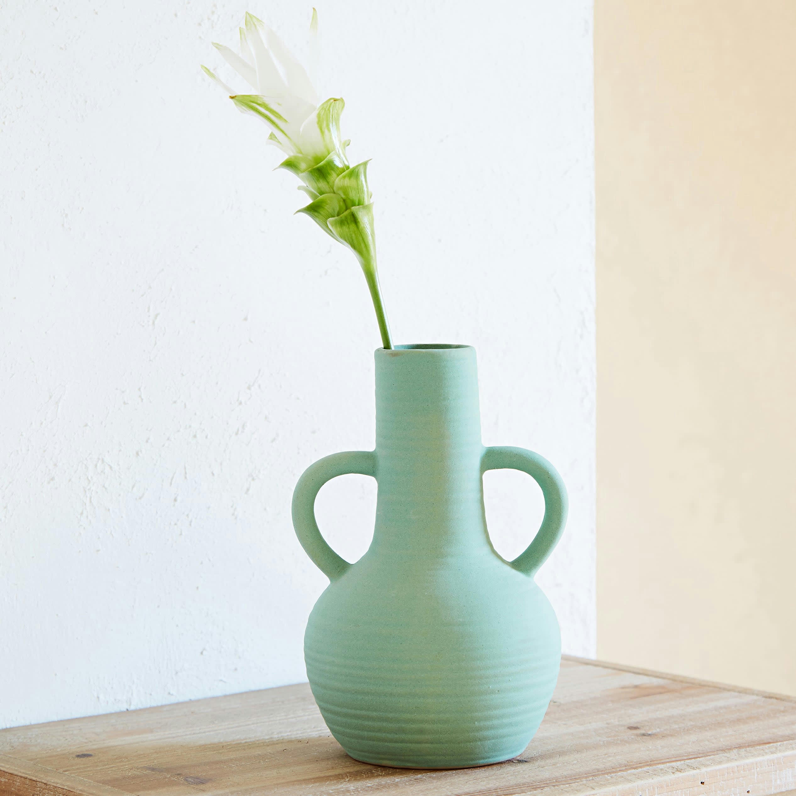 GANIC - Vase en céramique vert