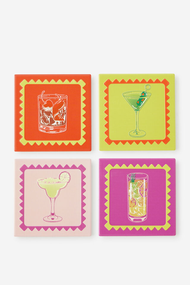 Cocktail Icon Coasters
