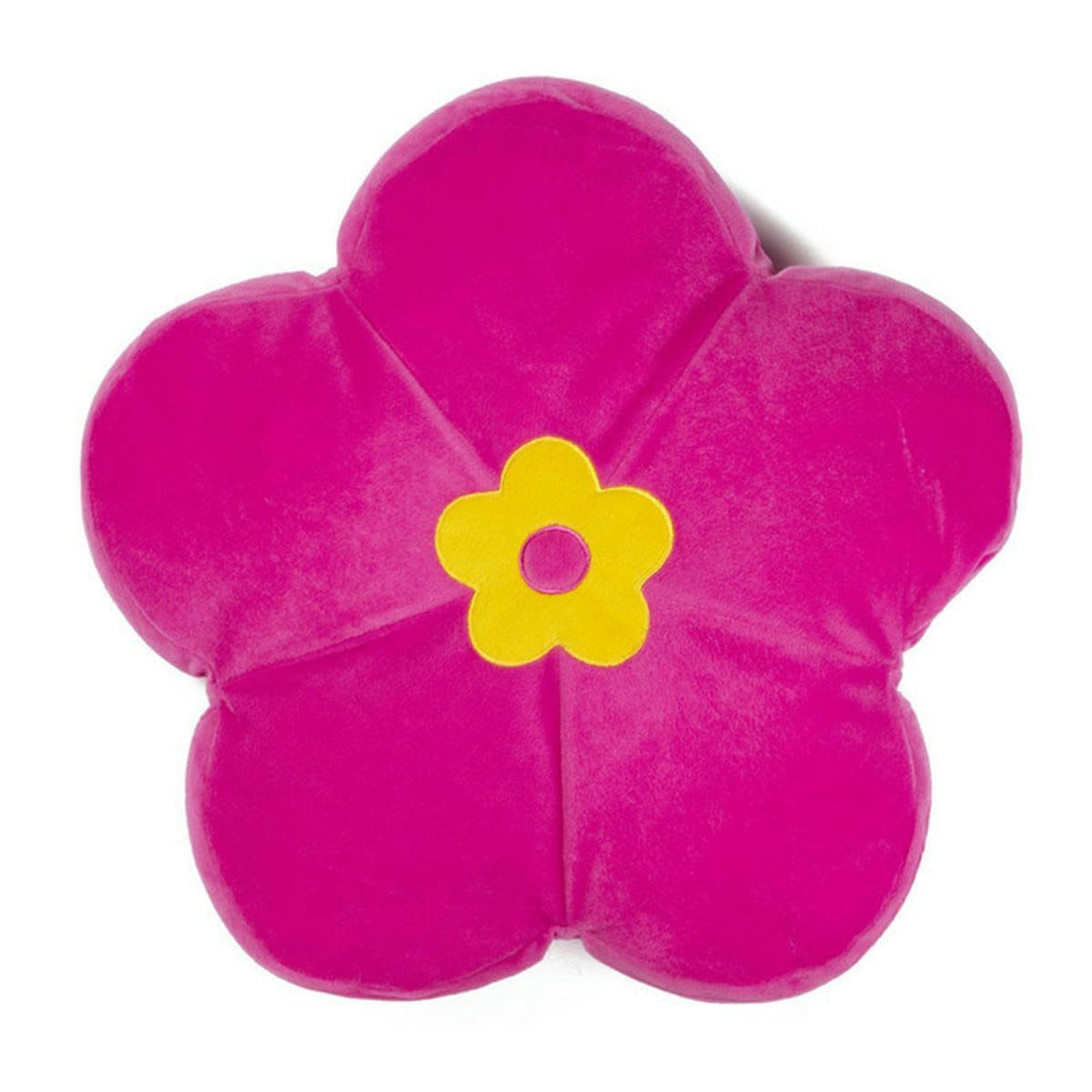 GONZO - Coussin en forme de fleur rose diam.65