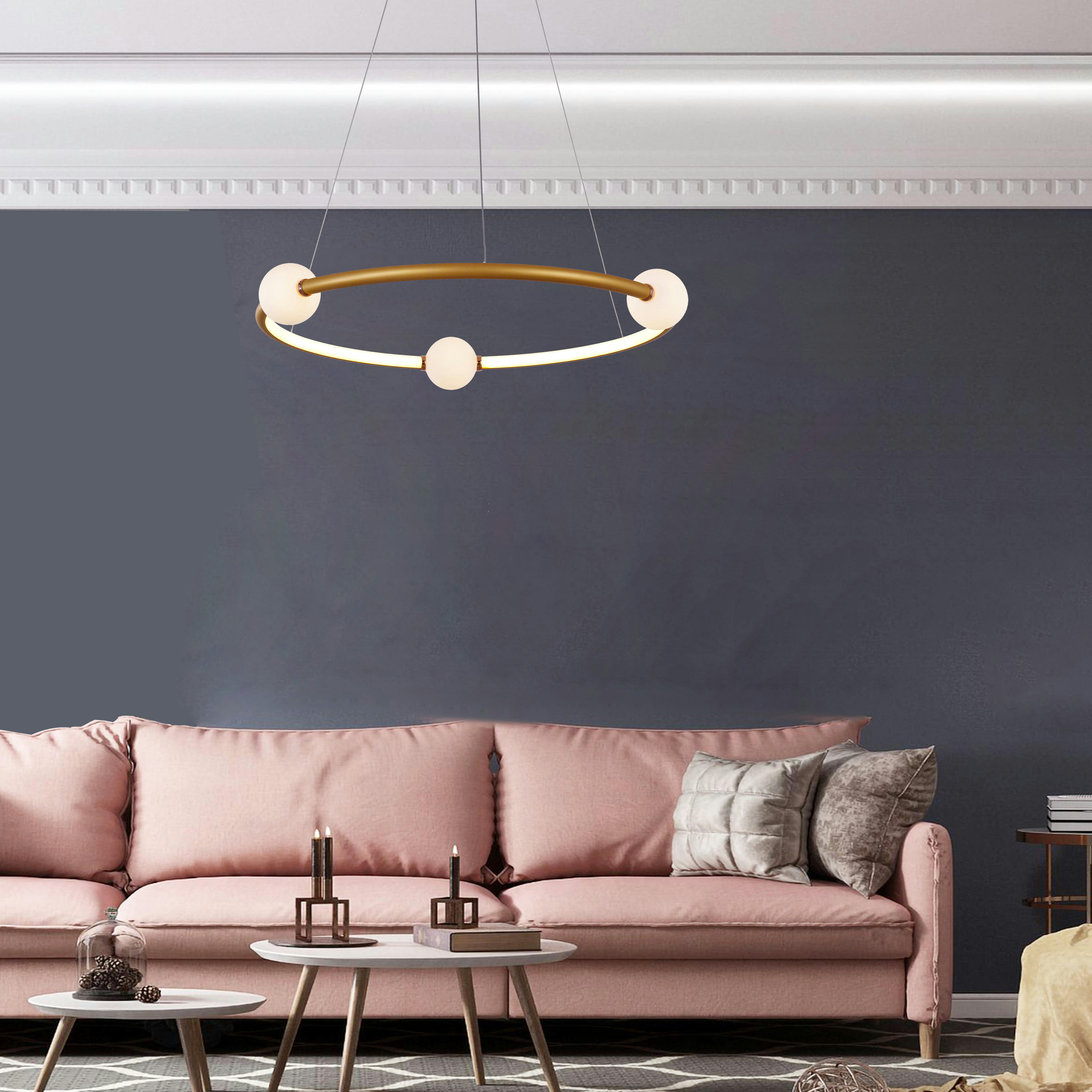 ARTY - Suspension en aluminium doré