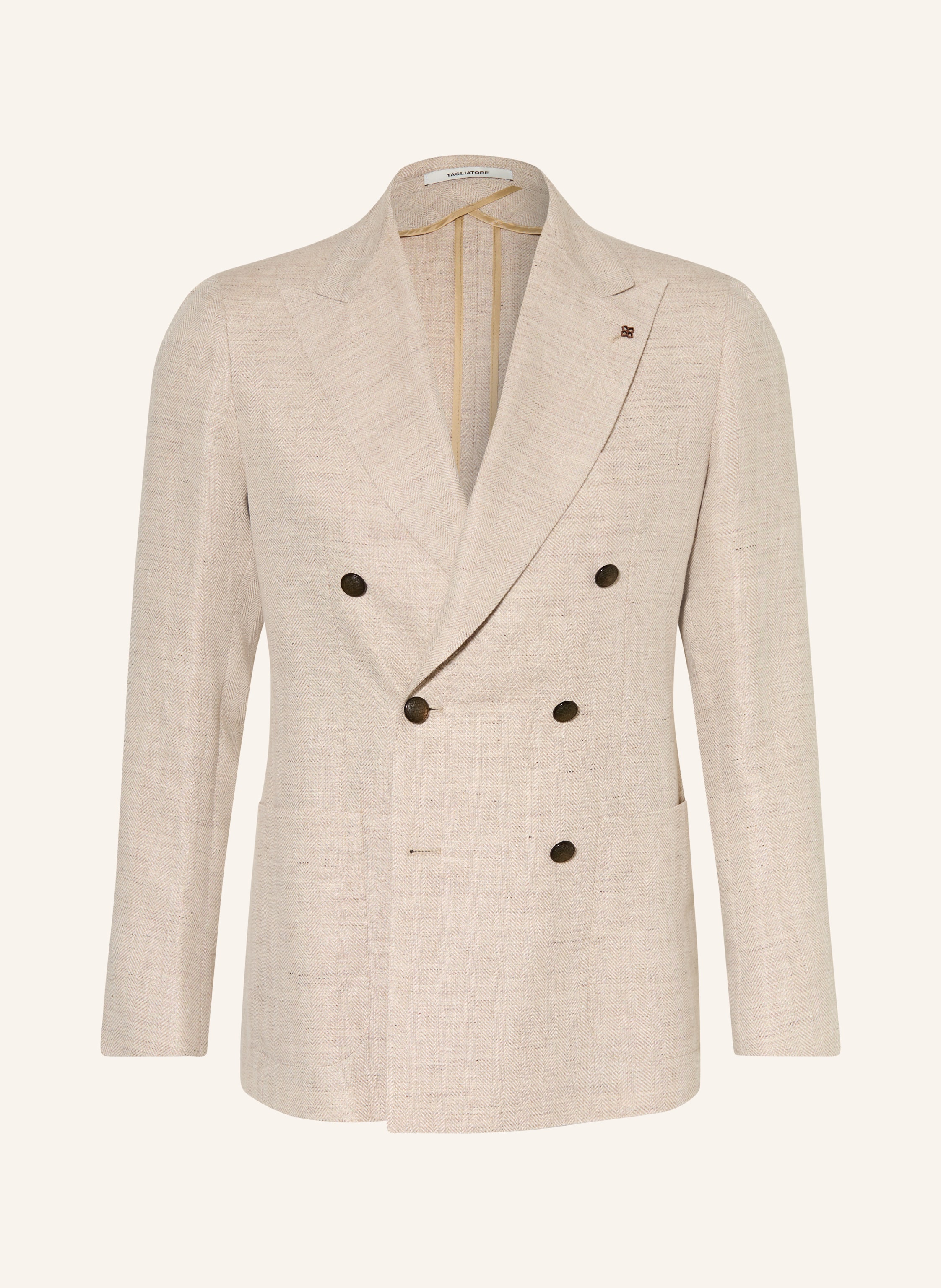 TAGLIATORE Sakko Slim Fit mit Leinen