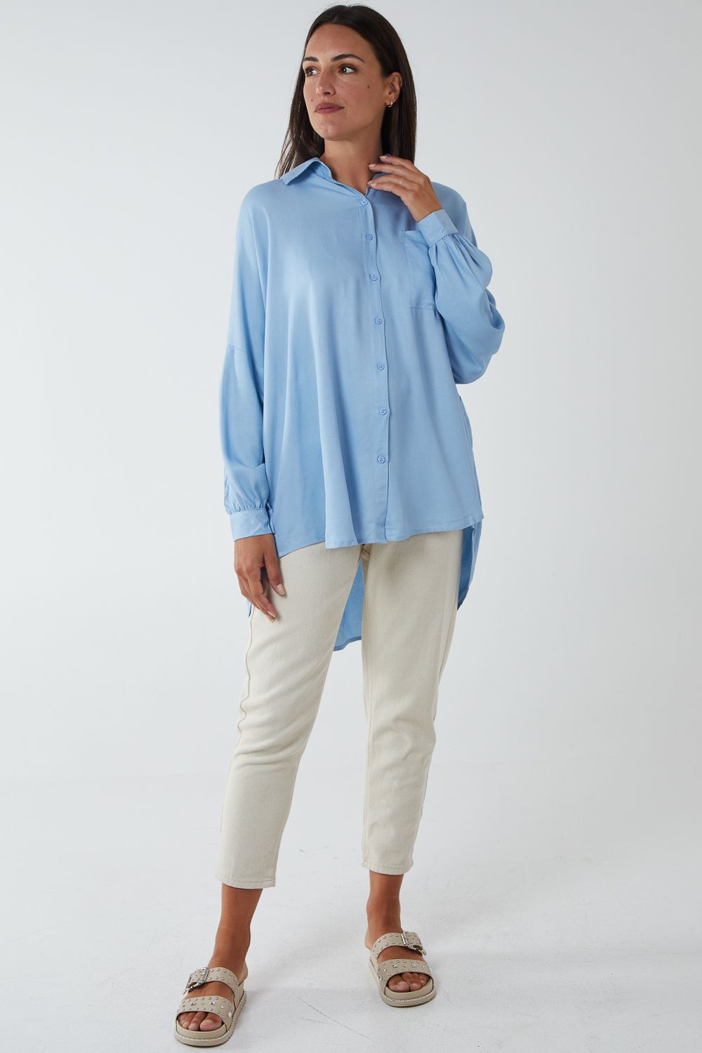 Blue Vanilla Oversized Shirt