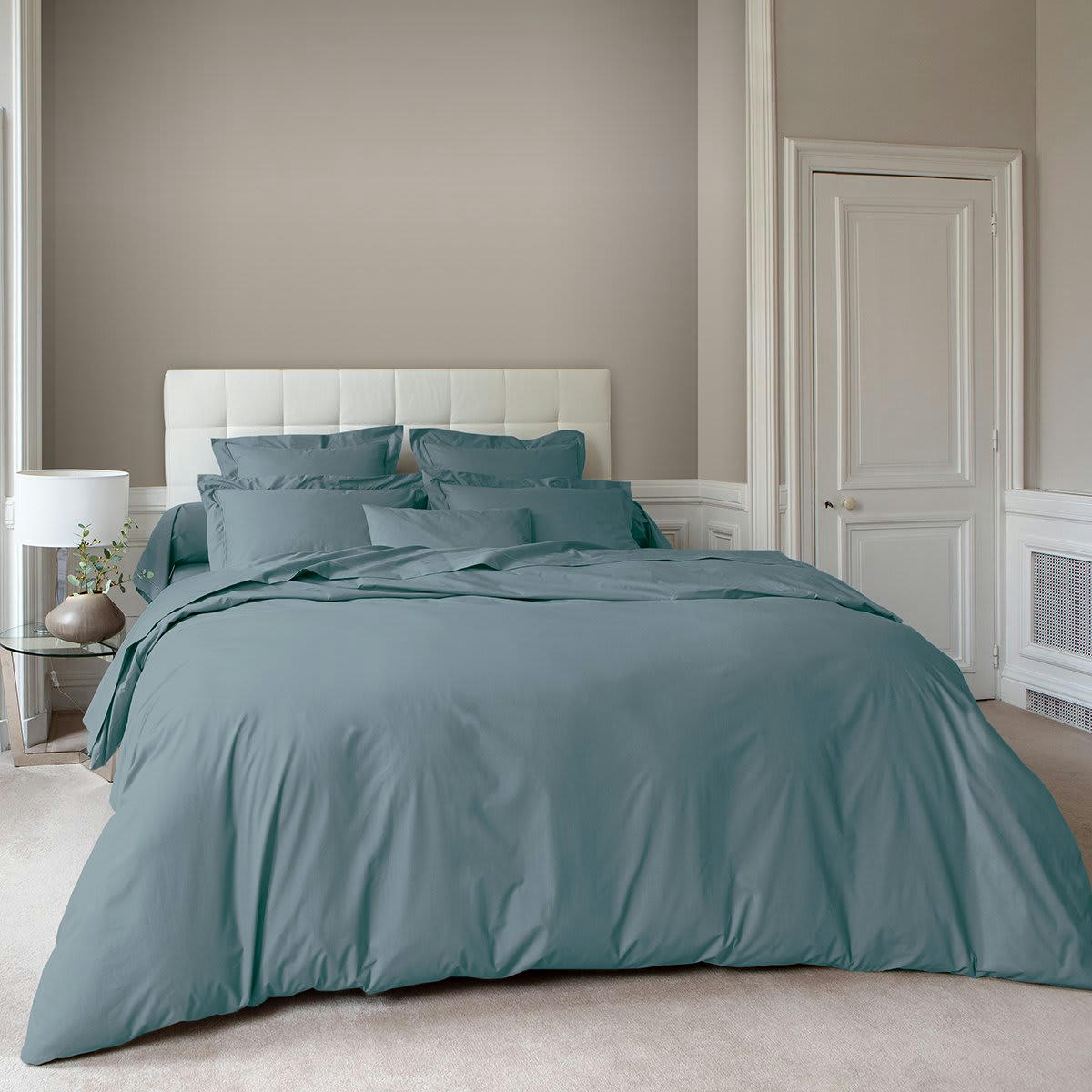 VEXIN - Housse de couette coton orage 200x200 cm