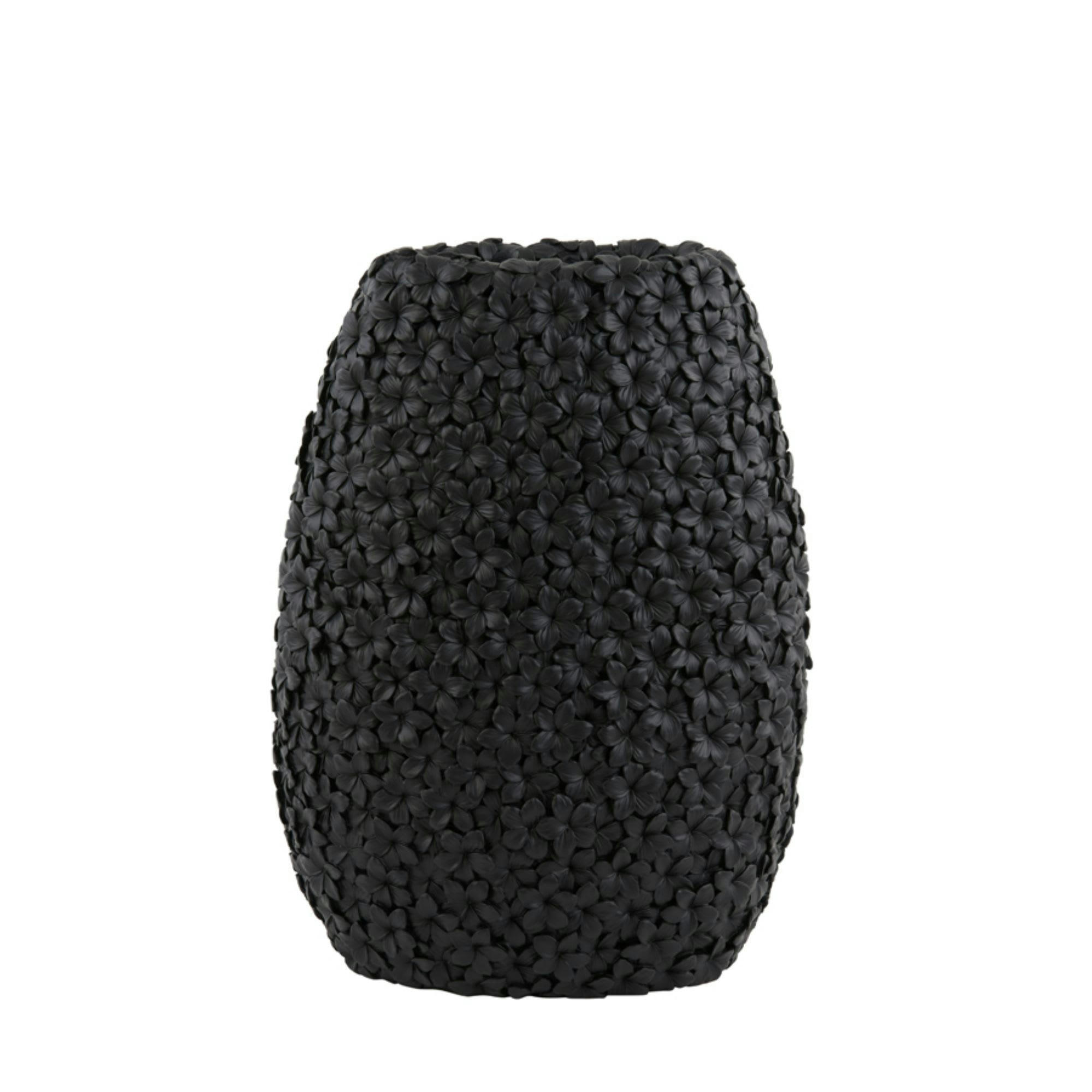 ALOHA - Vase noir plastique 38x23x50cm