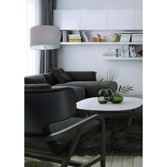 Stehleuchte, E27, inkl. Leuchtmittel, Höhe: 160 cm