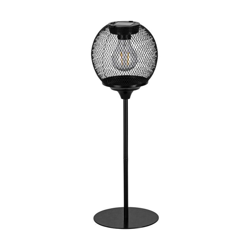 Lampe extérieure LED solaire noire Ø 15 cm 2 x 0,06 W EGLO