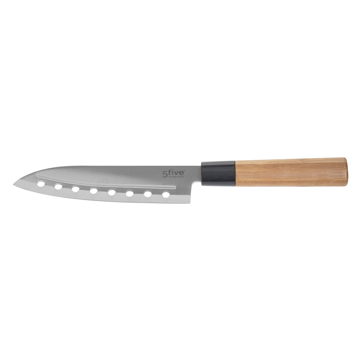 Faca SANTOKU com cabo em bambu