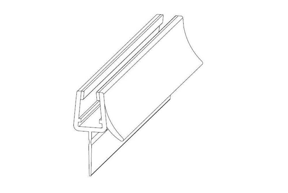 DUSJLIST 100X1,5 CM TIL 6-8 MM DUSJDØR 1-PK