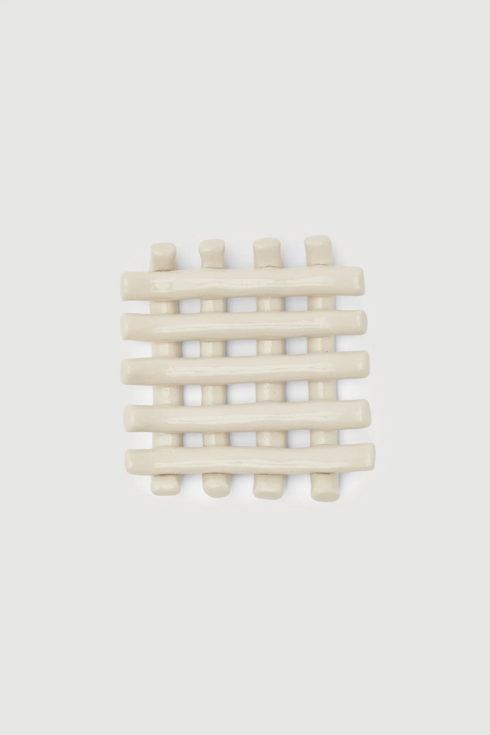 Jedda Clay Grid Soap Dish