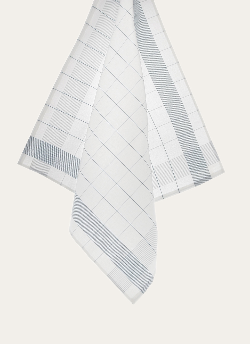 TORCHON EN TOILE MÉTIS BLEU