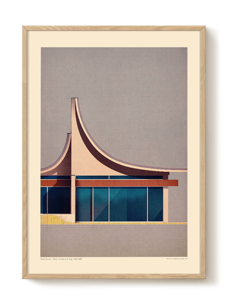 Sander Patelski - Claude Parent Maison Bordeaux - PSTR studio Kunst Poster