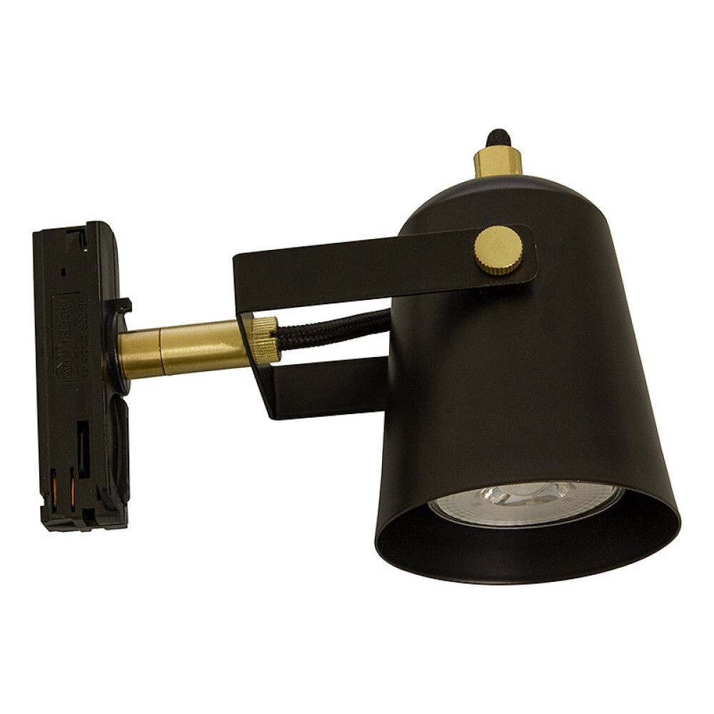 TAKSPOTLIGHT ANETA LIGHTING TRACKLINE METZ SVART/MESSING