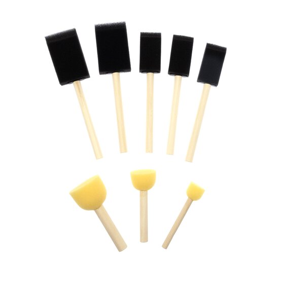 Foam Brushes 8 Pack