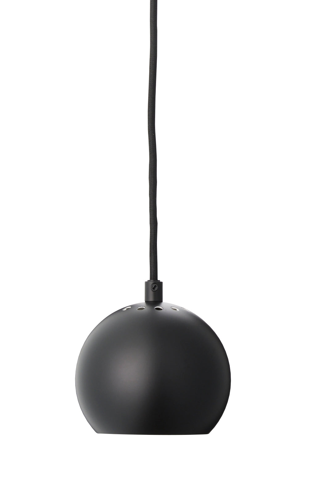 Frandsen hanglamp Ball - zwart - 12x12x10cm