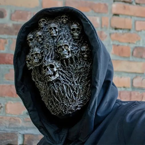 NNETM Bone-Chilling Elegance: Steam Skeleton Mask