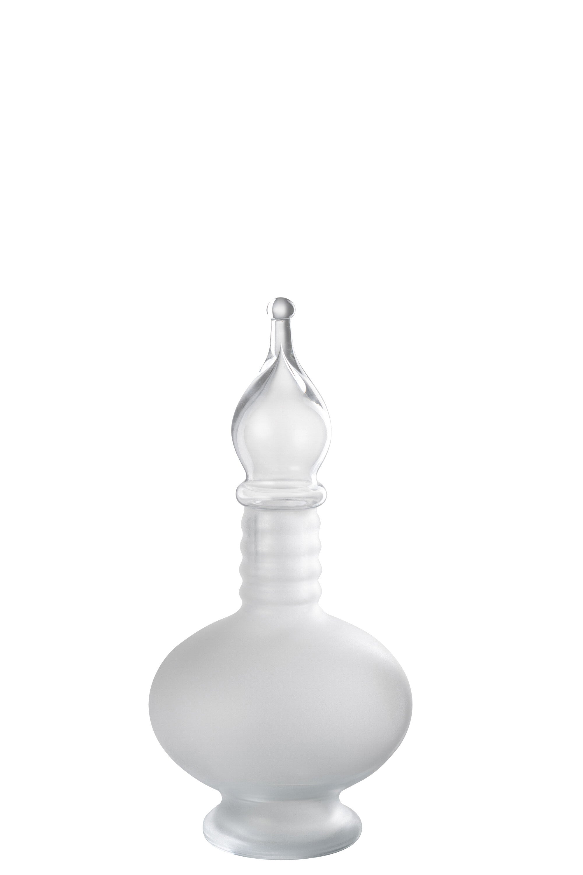 J-Line vaas   stop flesje deco joey - glas - transparant - small