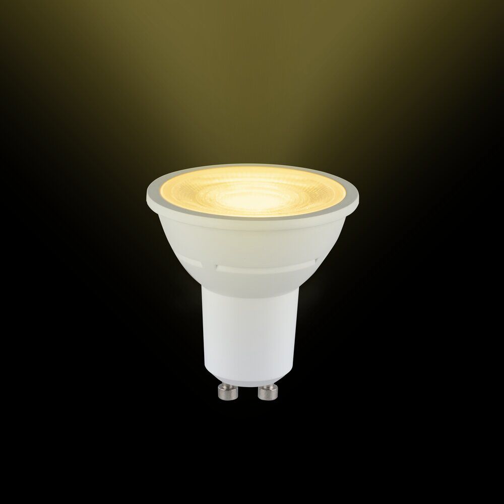 Ampoule LED GU10 360lm 2W=50W blanc chaud x3
