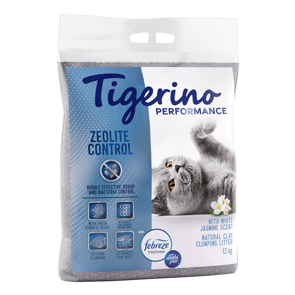 Tigerino Performance Cat Litter Zeolite Control - Febreze White Jasmine Scent