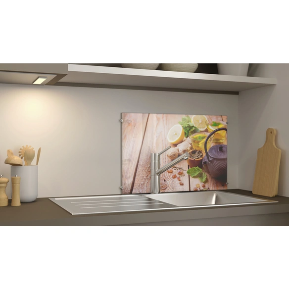 Glasboard »Ginger Tea«, mehrfarbig, Glas