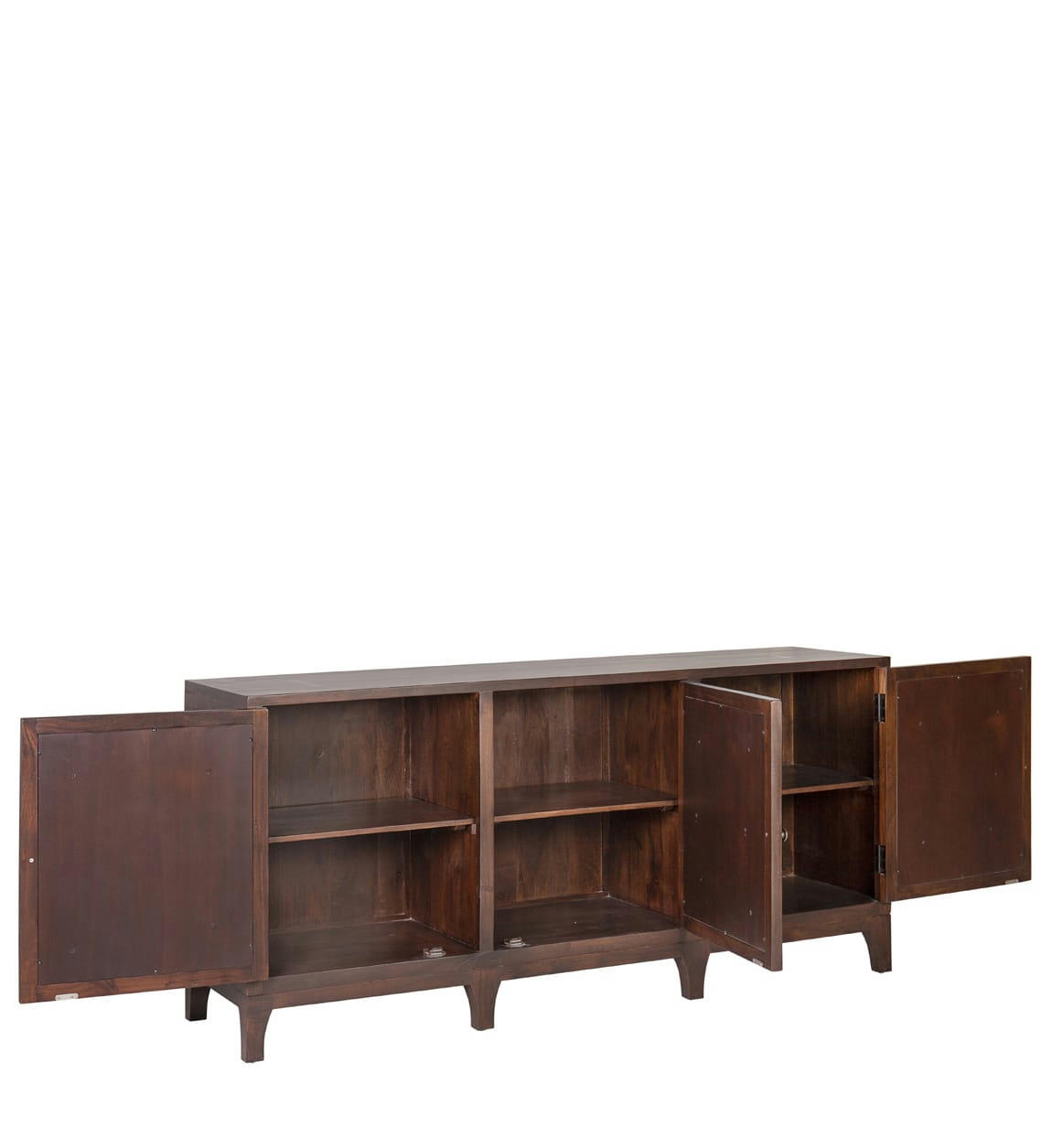 GATSBY - Buffet en bois massif d'acacia marron L 183 cm