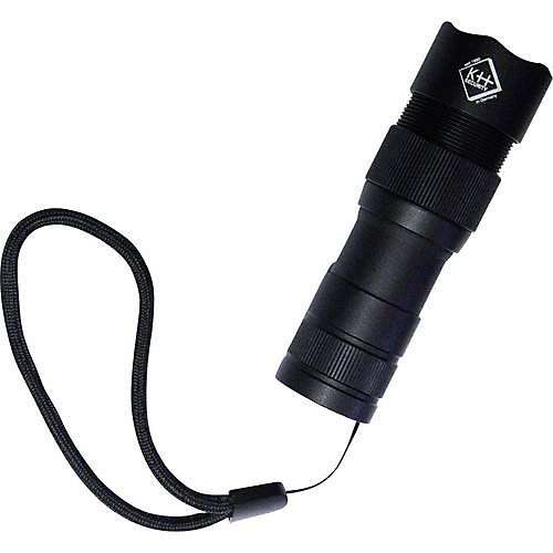 9731 Pro Alarm Lampe de poche rechargeable LED avec alarme 120 dB, aluminium, 300 lm, noir